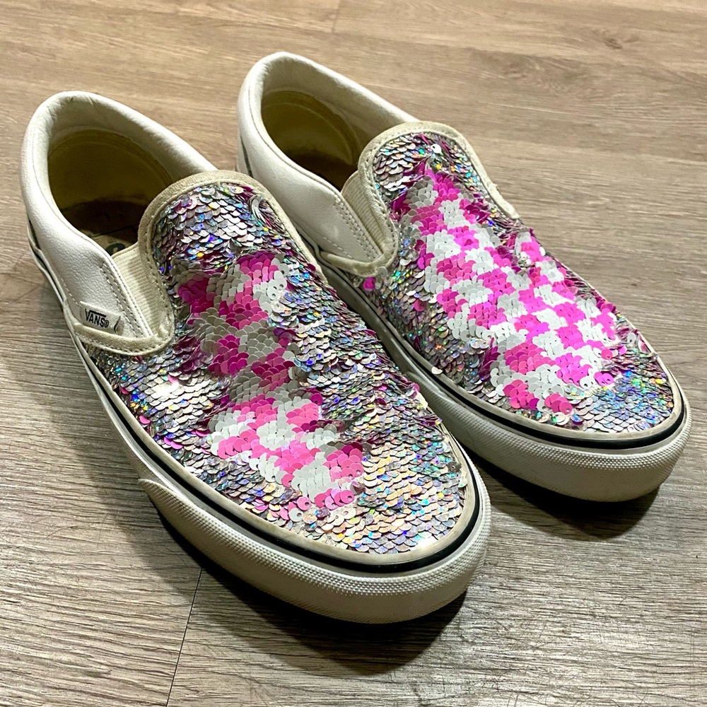 FreePeople Sequin Vans